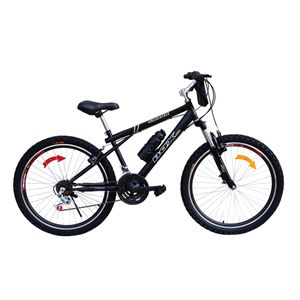 Bicicleta Box Bike MTB Aro 26 con Suspensión Delantera Negro Entero