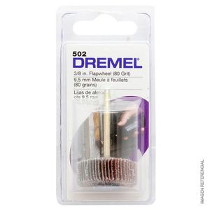 Disco De Aletas Dremel Grano 80 - 3/8" (9,5 Mm)