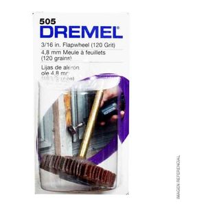 Disco De Aletas Dremel Grano 120 - 3/16 (4,8 Mm)