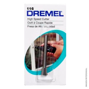 Fresa Dremel Alta Velocidad Cilíndrica 1/4"
