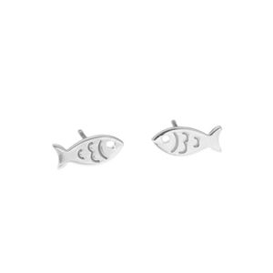 Aretes de Plata 925 Pez Phases
