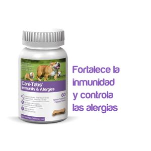 Vitamina Sumplemento para Perro Cani-Tabs Immunity  Allergies X 60 Tab