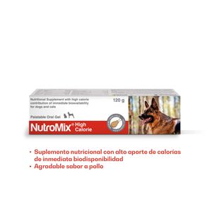 Vitamina Suplemento para Perros y Gatos Nutromix High Calorie X 120 G
