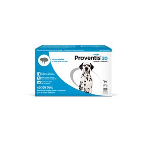 Antipulgas para Perros Proventis 20 X 6 Tabletas
