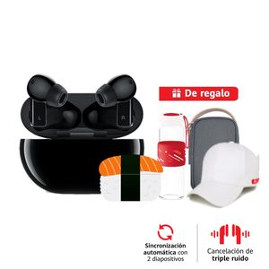 Audífonos Huawei Freebuds Pro Negro+ Tomatodo + Case + Storage bag + Gorra