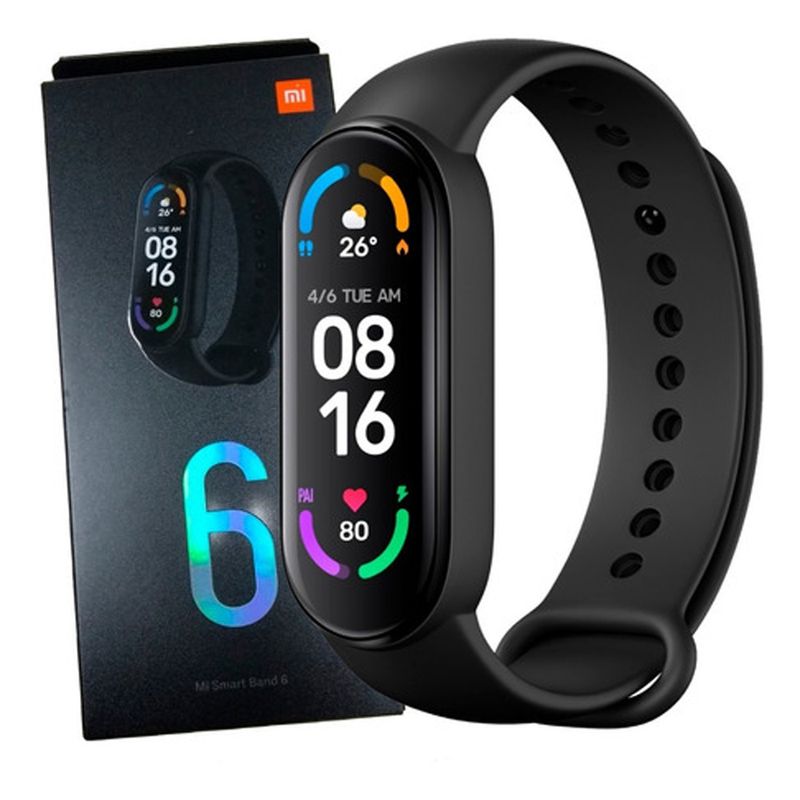 Reloj Inteligente Mi Smart Band 6 Xiaomi SpO2 Gimnasio Negro | 451897