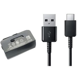 Cable USB de Carga de Datos para Samsung Galaxy S10 S10 Plus S10e Tipo C Negro