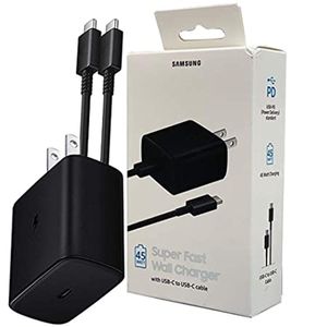 Cargador Oficial Samsung 45W USB-C Super Fast Charger Negro