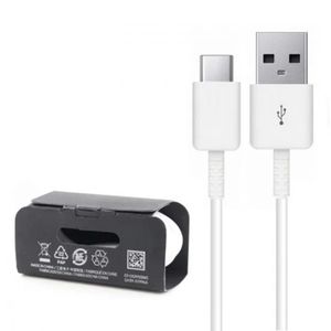 Cable USB de Carga de Datos para Samsung Galaxy S10 S10 Plus S10e Tipo C Blanco