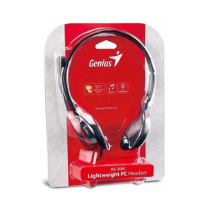 Audífono Con Microfono Genius HS-200C Para PC 3.5mm Negro