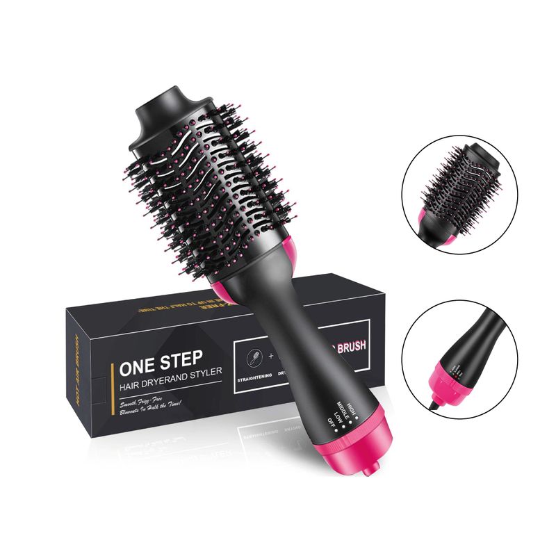 Cepillo Secador/Alisador de Pelo Profesional 3 en 1 One Step