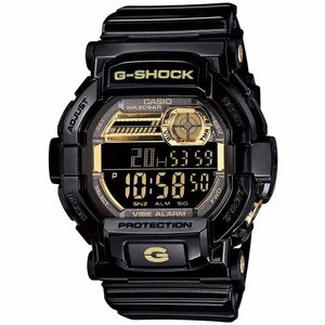 Reloj Casio G-Shock GD350BR-1 Para Hombre Digital Luz LED Vibrador Acuático Negro