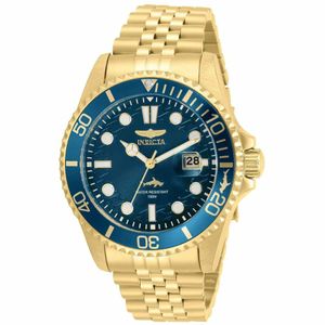 Reloj Invicta Pro Diver 30612 Para Hombre Fecha Acero Inoxidable Dorado Azul