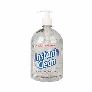 Gel Antibacterial INSTANT CLEAN Sin Fragancia Frasco 1L