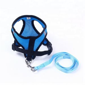 Pechera con Correa para Perros Pequeños y Gatos Talla XL Azul