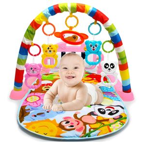 Gimnasio de Bebe con Piano Baby World 696-R22 Rosa
