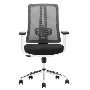 Silla Giratoria Ergonómica Decorplas Prisma Colors con Brazos Regulables Color Negro