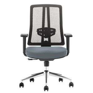 Silla Giratoria Ergonómica Decorplas Prisma Gris con Brazos Regulables Color Gris