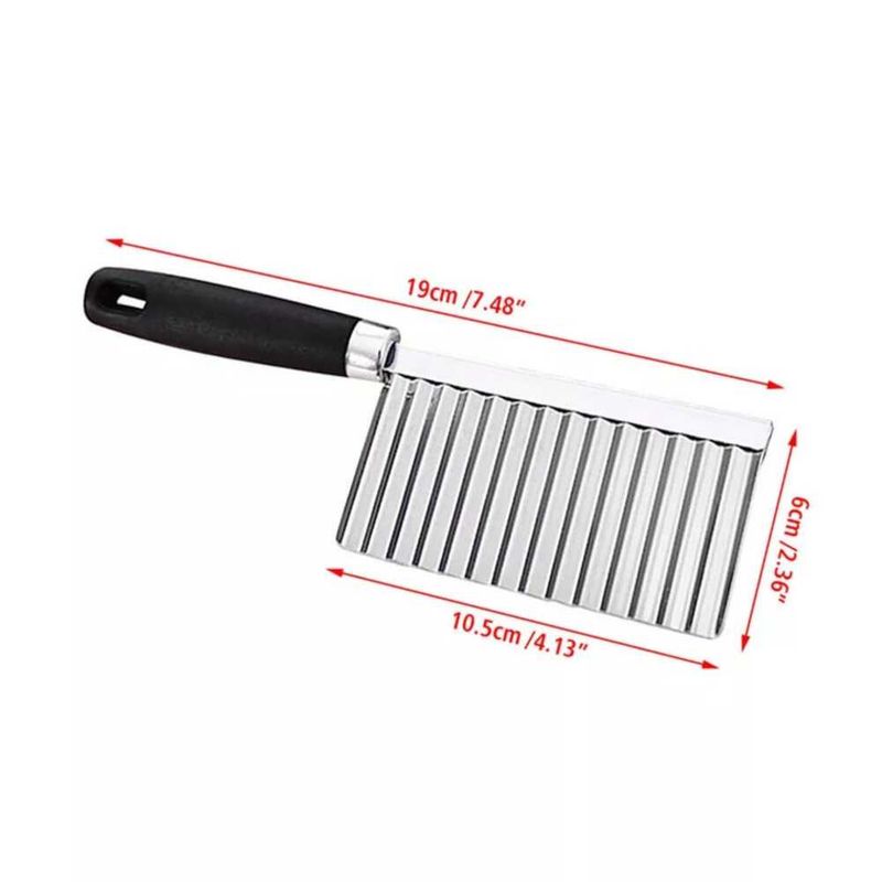 Compre Cuchillo De Patata Ondulado De Acero Inoxidable Cuchillo De Corte De  Fruta Cuchillo De Patata y Cuchillo Para Cortar Patatas Fritas de China por  0.5 USD