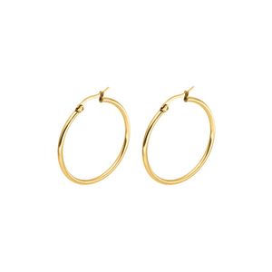 Argollas Sifrah Shop Oro 18k Modelo Aro Clásico 20mm