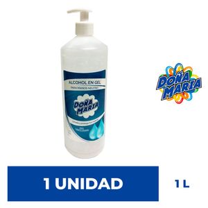 Alcohol en Gel Doña Maria 1000 gr para Manos Neutro