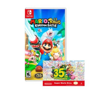 Juego Nintendo Switch Mario + Rabbids Kingdom Battle Nintendo Switch + Poster
