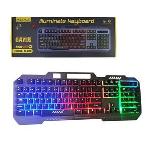 Teclado Mecanico Gaming Luces Rgb Retroiluminado