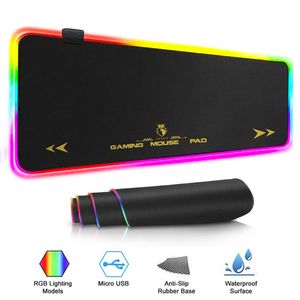 Pad Mouse Gamer Rgb Retro Iluminada De 80x30cm Gaming RGB