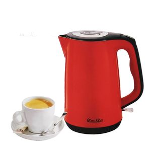 Hervidor Eléctrico Megamom 2 Litros Acero Inoxidable Rojo