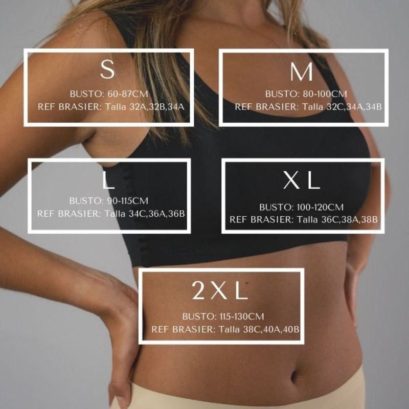 Talla 32b de busto hotsell