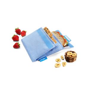 Porta Snacks Rolleat Snack’n’Go Duo Eco Azul