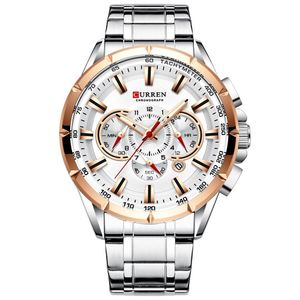 Reloj Lujo CURREN 8363 Cuarzo Cronógrafos