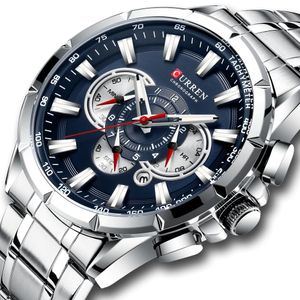 Reloj Lujo CURREN 8363 Cuarzo Cronógrafos