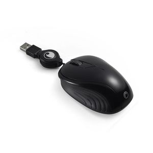 Mouse óptico retráctil FD-200B Negro