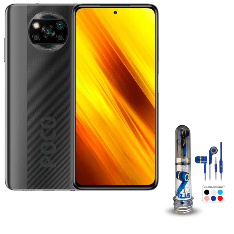 Celular-Xiaomi-Poco-X3-NFC-6GB-128GB-Gris---Audifonos-de-regalo