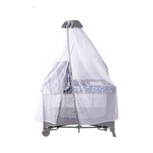 Cuna Corral Mecedora para Bebe  Ebaby Funcion Colecho Azul