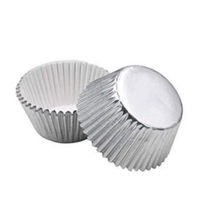 24 Pirotines Wilton Plateados