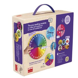 Juego Educativo La Ruleta de la Pre-lectura Akros