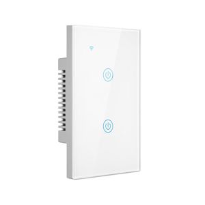 Interruptor Smart Wifi de Pared Madtronix  de 2 Tomas Compatible con Alexa y Google