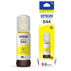 Botella de Tinta Epson T544420-Al, Color Amarillo, Contenido 65ml