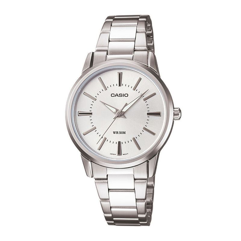 Reloj Casio Acero Plateado Mujer Ltp-1303D-7A Real Plaza