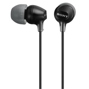 Audífonos Sony Estéreo Bass MDR-EX15AP con Micrófono Negro