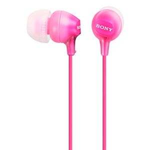Audífonos Sony Estéreo Bass MDR-EX15AP con Micrófono Rosa