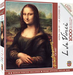 Rompecabezas Mona Lisa 1000pcs W/Linen