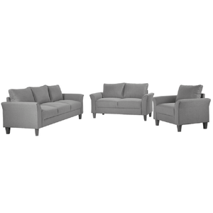 Juego de Sala 3 2 1 Jhon Gris Oscuro