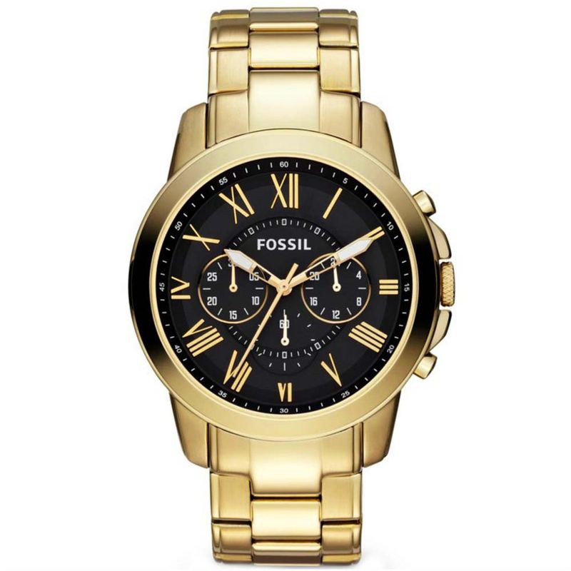 Reloj Fossil Grant FS4815 Para Hombre Cronómetro Acero Inoxidable
