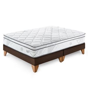 Cama Europea Pocket Advance King - Chocolate