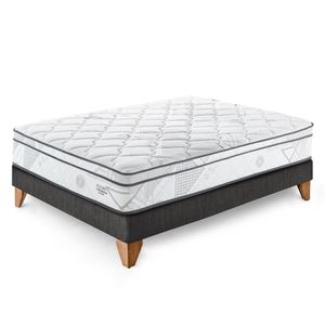 Cama Europea Pocket Advance 1.5 Plz - Charcoal