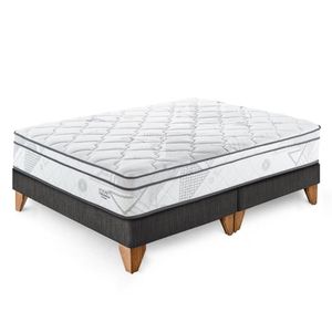 Cama Europea Pocket Advance King - Charcoal