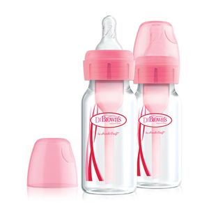 Set 2 Bib Boca Estrecha Op+ 4oz ROSA